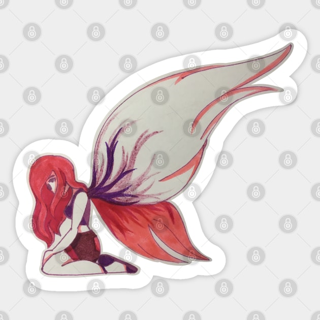 Sad Fairy Sticker by inatorinator